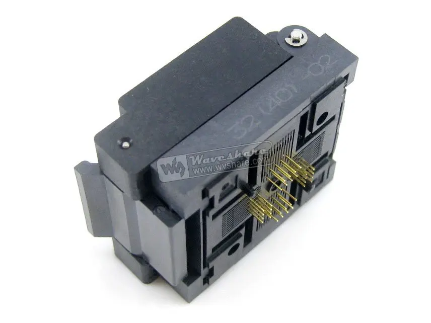 QFN-32(40)B-0.65-02 QFN32 MLP32 MLF32 Enplas QFN 7x7 mm 0.65Pitch IC Test Burn-In Socket