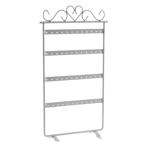 Earring Holder 48 Holes Stand Display Metal Hanging Earrings Rack Jewelrys Organizer Fashion Jewelry Earrings Display Stand Earring Holder 48 Holes Stand Display Metal Hanging Earrings Rack Jewelrys Organizer Fashion Jewelry Earrings Display Stand