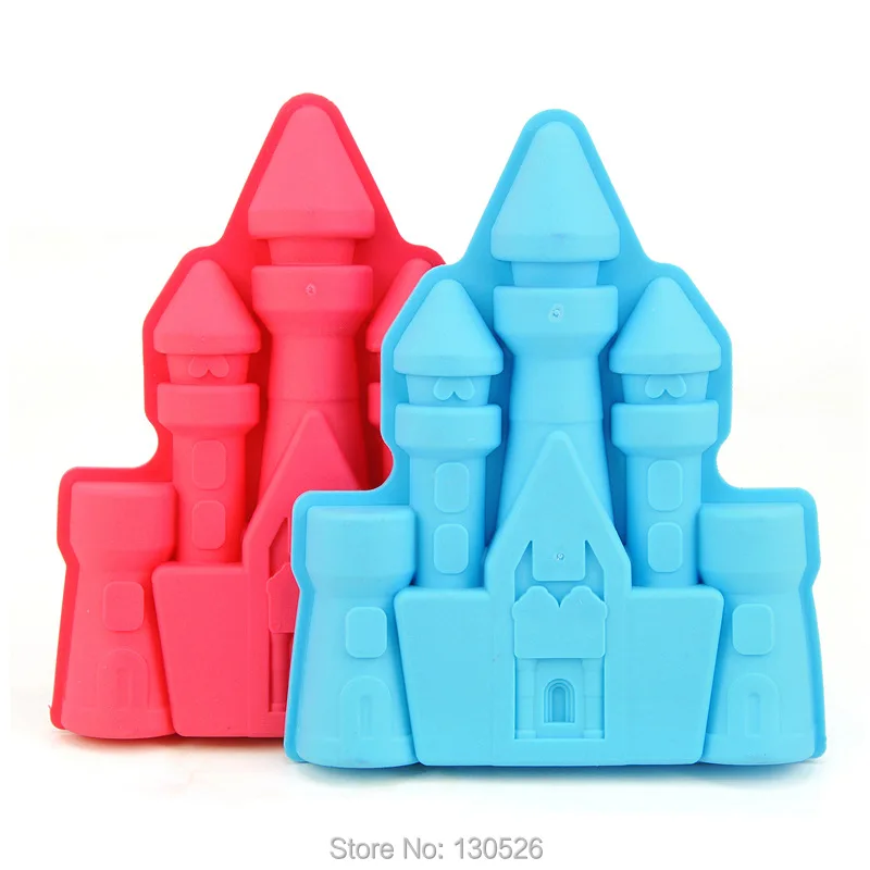 

Castle Ice Club Tray mold Silicone Mold 3d Soap Molds Cake Decorating ToolsCake Tool Cupcake Forms For Ice Cooking Tools