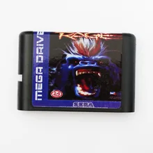 Первобытная ярость 16 бит MD карточная игра для sega Mega Drive для Genesis
