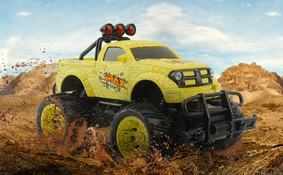 Радиоуправляемая машина 1/20 автомобилей на пульте управления 27 МГц Monstertruck внедорожные автомобили oyuncak игрушки для детей