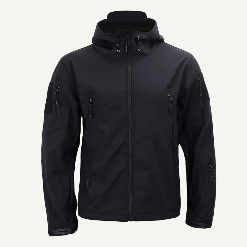 

2018 Autumn Outdoor Softshell Jacket Quick Dry Fleece Clothing Military Tactical Hunting Windbreaker Camping Camouflage Parka