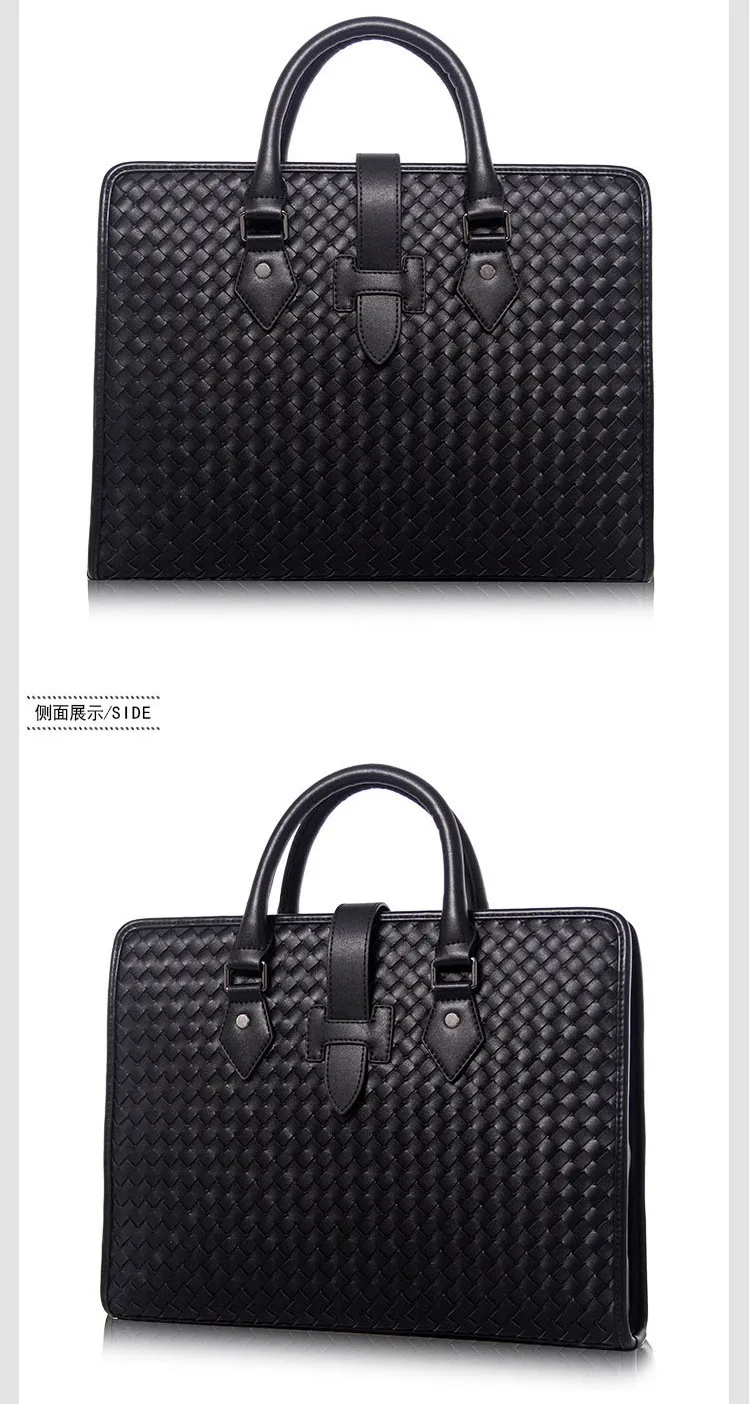 Новинка брендовая модная мужская Повседневная деловая сумка из натуральной кожи мужские сумки для ноутбука синий черный коричневый