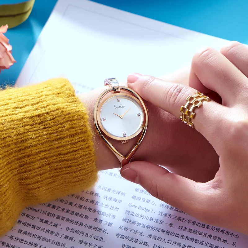 

Bestdon Brand Luxury Women Bracelet Watches Fashion Women Dress Wristwatch Ladies Quartz Sport Rose Gold Watch Dropshiping 2019