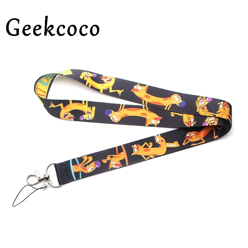 

Catdog Cartoon Multi-function Mobile Phone Straps Tags Neck Lanyards for keys ID Lanyard Badge Neck Straps webbing J0215