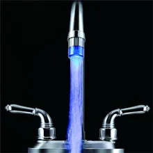 Светящийся яркий насадка для душа со светодиодной подсветкой головка для воды для дома, ванны, кухни светящаяся романтическая новая насадка для крана лампа для ванной комнаты