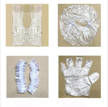 

5 pieces Hair Dye Coloring DIY Beauty Salon Tool Kit- Shawl/ Earmuffs /Gloves /Shower Cap