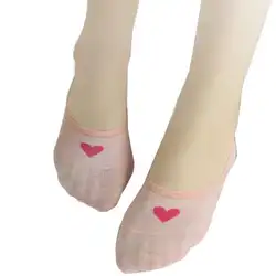 Женские Мода, любовь, сердце форма мужские носки низкие носки силиконовые Нескользящие милые носки невидимые хлопковые простые носки