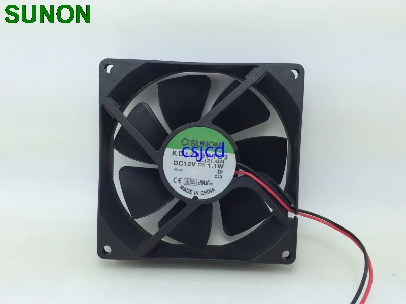 Вентилятор охлаждения для Sunon KD1209PTB3 12 В 1 Вт двойной шар 9 см|cooling fan|9cm fancooling fan 12v |