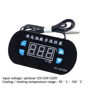 

1pcs Microcomputer digital display intelligent temperature controller XH-W1308 control switch adjustable number