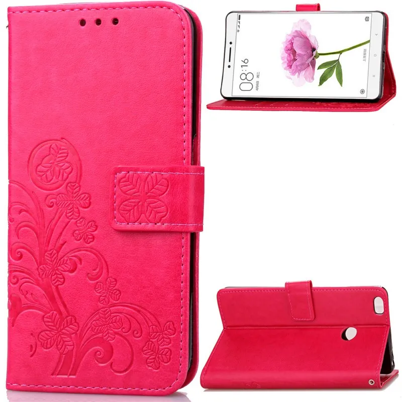 Mi Max Four Leaf Clover Wallet Case (7)