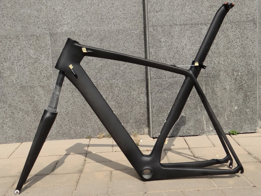 

316# Clearance High Quality Toray Carbon Road UD Matt Bike Racing Bicycle Frameset 58cm Frame Included Frame Fork Seatpost
