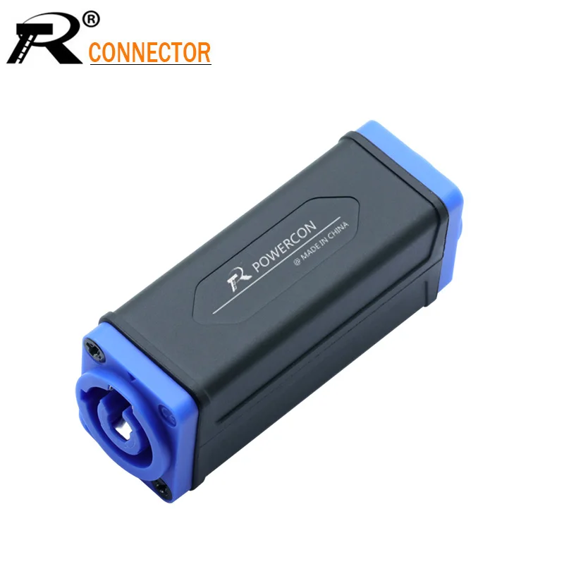 

10pcs/lot 3 Pin PowerCon Coupler 20A/250V LED AC Power Adapter Extender Stage Light AC Power Socket Speakon Panel Mount