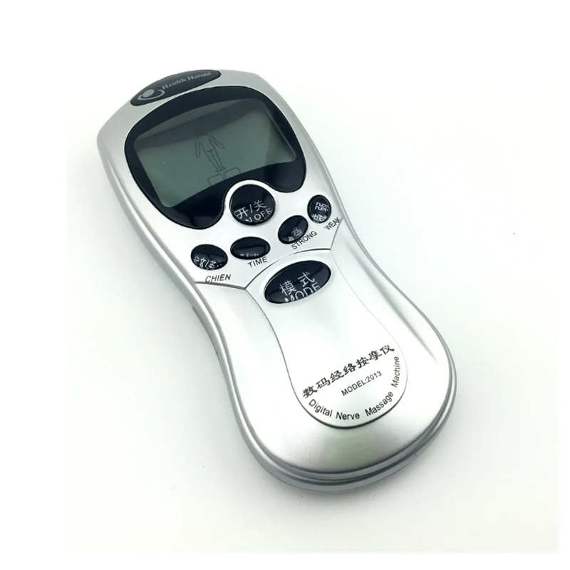 الرعاية الصحية الرقمية العلاج آلة LCD شاشة كامل الجسم 4 منصات ضئيلة مدلك الوخز بالإبر الجسم مدلك جهاز مساج كهربائي