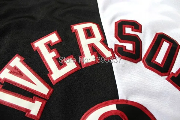 allen iverson half and half jersey