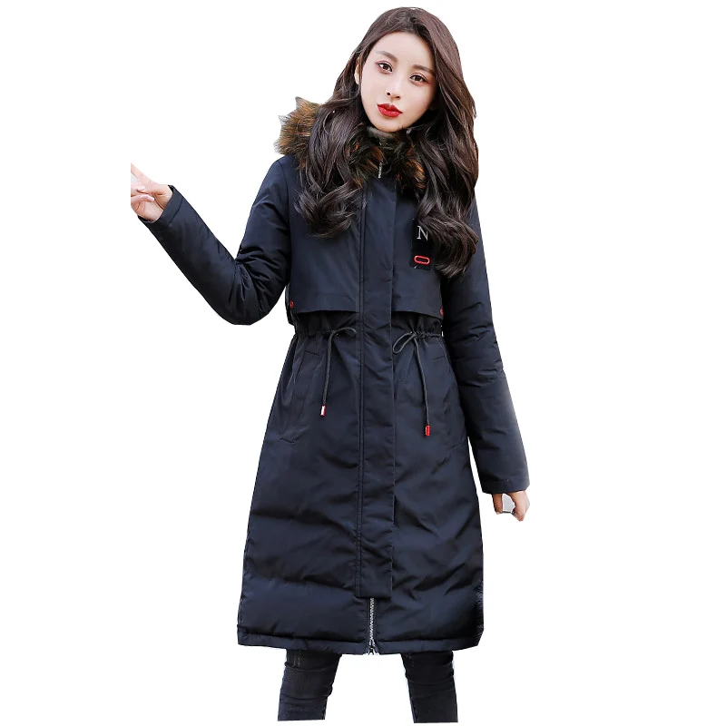

Women popular new down cotton-padded jacket the woman with thick heavy hair brought winter jacket coat