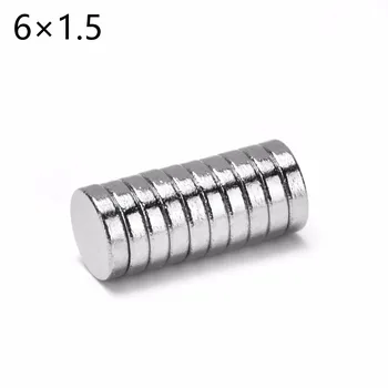 

5000pcs 6*1.5 Super Powerful Strong Bulk Small Round NdFeB Neodymium Disc Magnets Dia 6mm x 1.5mm N35 Rare Earth NdFeB Magnet