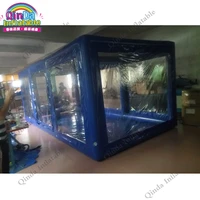 5m Inflatable Car Cover Tent For Wash ,transparent PVC Tarpaulin Inflatable Car Garage Tent With Factory Price 2