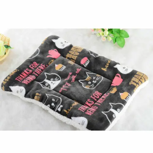 Limit 100 1Pcs Soft Dog Cat Pet Winter Warm Mats Fur Bed Pad Self Heat Rug Thermal Washable Pillow Mat Slipcover
