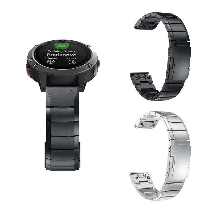 Для Garmin Fenix 5 ремешок металлической Нержавеющая сталь ремешок запястье для Garmin Fenix 3 Fenix 5X 5S браслет Quich установить