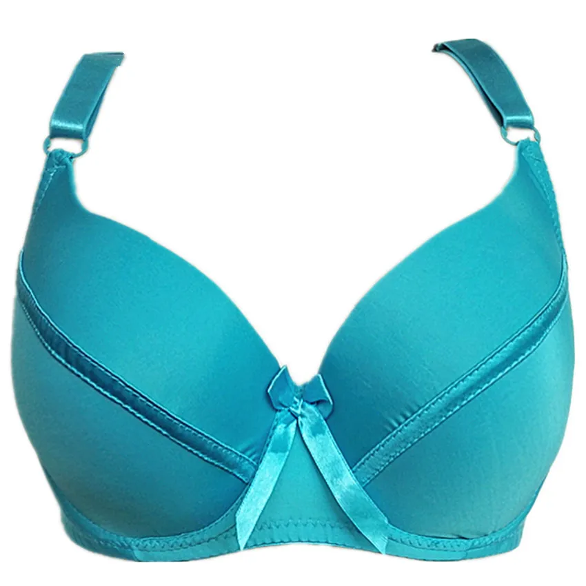 High Quality Women's Intimates Smooth Essential Push up Underwire Full Coverage T-shirt Bra 34D-100DD cups Plus Sizes H272