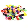 Lote de bandas de goma suaves para niña, lazos de goma para el pelo, coleteros elásticos, color rosa, negro y blanco, 100 unidades ► Foto 2/6