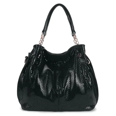 

2016 new European and American big-name fashion leather handbag serpentine chain bag shoulder diagonal package
