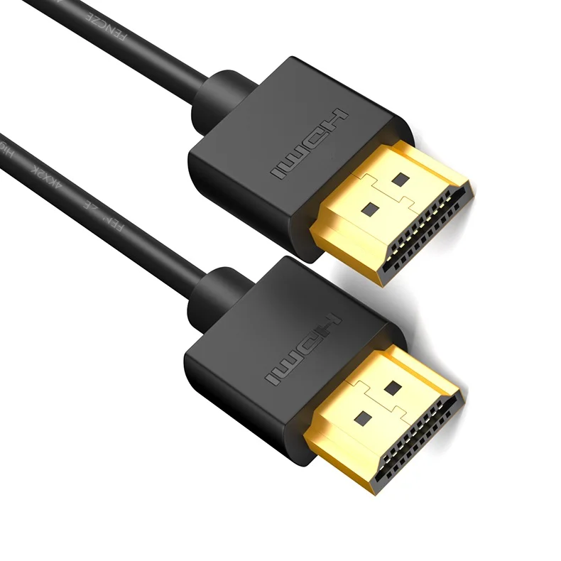 HDMI кабель видео кабели Позолоченные 1,4 1080P 3D кабель для HDTV сплиттер коммутатор 0,5 м 1 м 1,5 м 2 м 3 м 5 м 10 м - Цвет: Черный