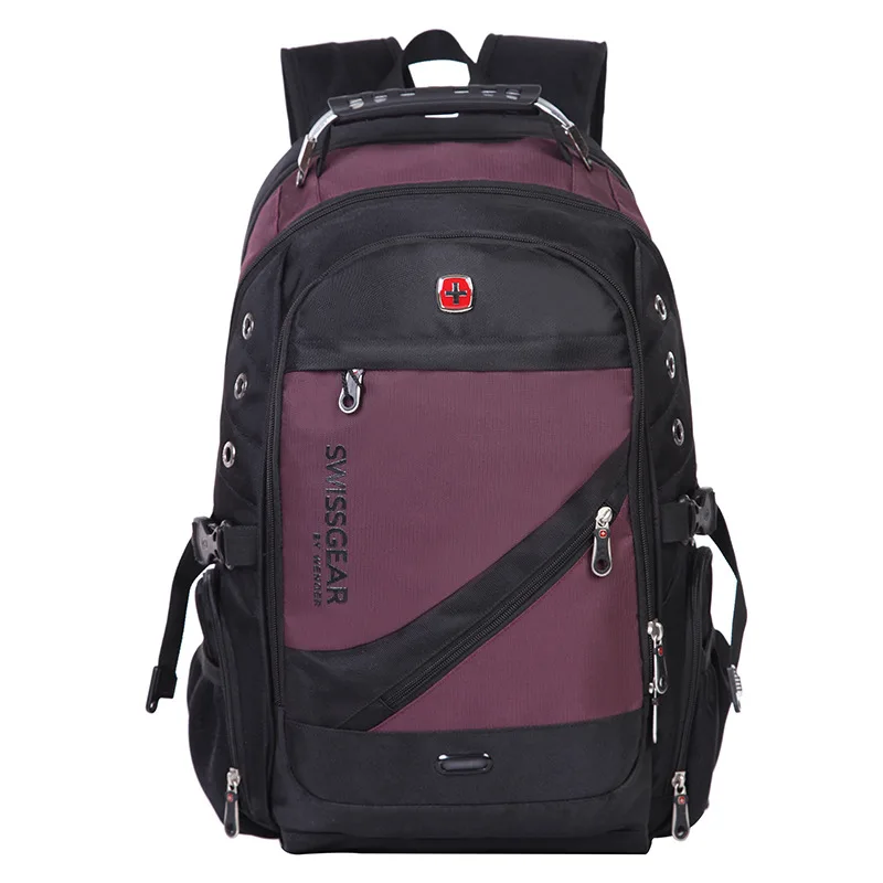 Mochila Suiza Suissewin Mochila Suiza 17 15,6 pulgadas impermeable Multi función capacidad negocios bolsa de ordenador portátil dos Mochila
