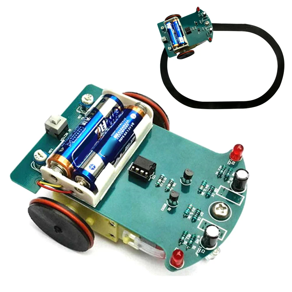Whdts Smart Car Soldering Project Kits Line Following Robot Kids DIY Electronics for sale online 