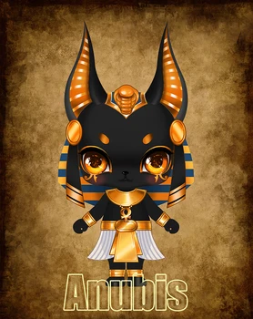 

1/12 Anubis model resin bjd baby doll Palm dolls toys gifts