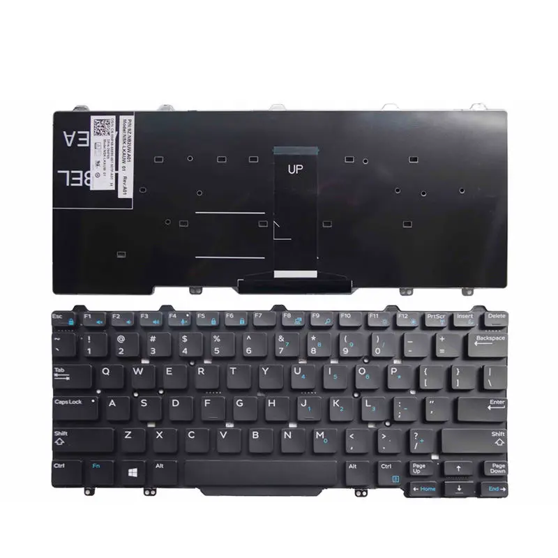 Новая английская клавиатура для ноутбука Dell Latitude 3340 E3340 7350 E5450 E7450 5450 7450 Версия США без рамки 9Z. Nb2Uc. A01