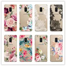 

For Samsung Galaxy J4 J6 S8 S9 S10 Plus A9 A6 A8 A7 2018 A750 M10 M20 A30 A50 S10 Lite Note 9 Case Flower Soft Silicone Cover