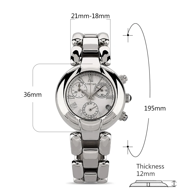 Relojes para mujer, relojes de moda para mujer, relojes para mujer, reloj de pulsera para mujer, reloj para mujer, reloj para regalo, reloj de lujo Bayan Kol Saati - 4