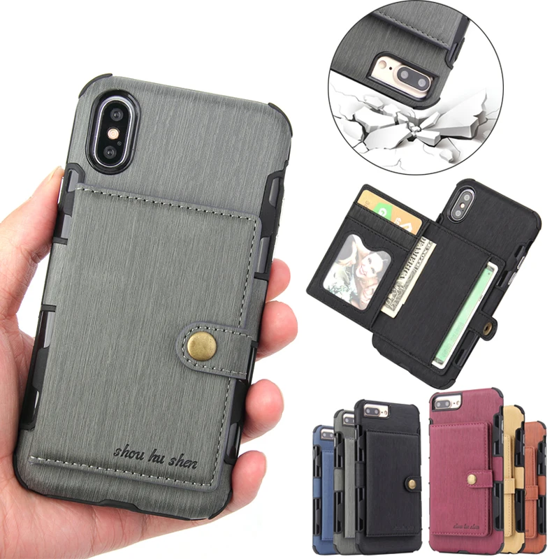 PU Leather Flip Phone Case for iphone XS Max XR iphone 6 6s plus X Card Holder Wallet Cover for iphone 7 8 plus XS iphone 8 Capa PU Leather Flip Phone Case for iphone XS Max XR iphone 6 6s plus X Card Holder Wallet Cover for iphone 7 8 plus XS iphone 8 Capa