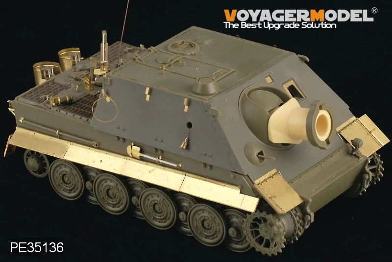 Tanque de Assalto Passatempo Modelo Voyager Assalto Tigre & Rdquo Upgrade Metal Gravura Kit Afv Knl Pe35136 4 & rdquo; tanque de assalto upgrade metal gravura kit (AFV)