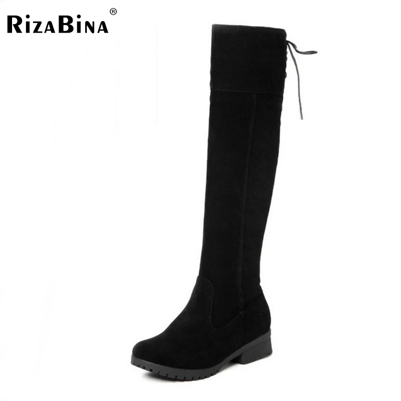 font b women b font flat over knee boots fashion long boot riding warm snow
