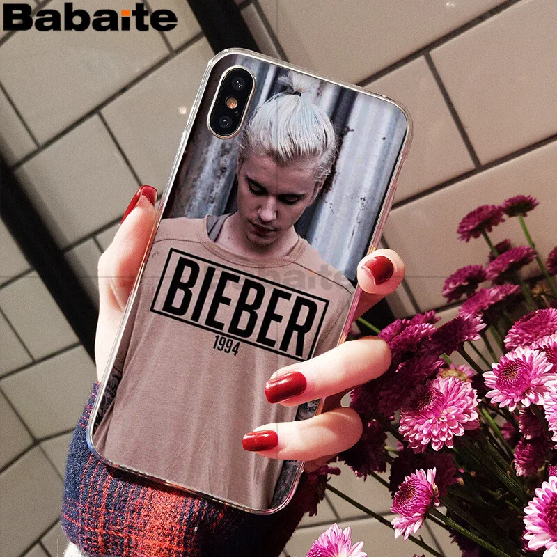 Babaite Justin Bieber Original Phone case cover for iPhone 8 7 6 6S Plus X XS max 10 5 5S SE XR Coque Shell