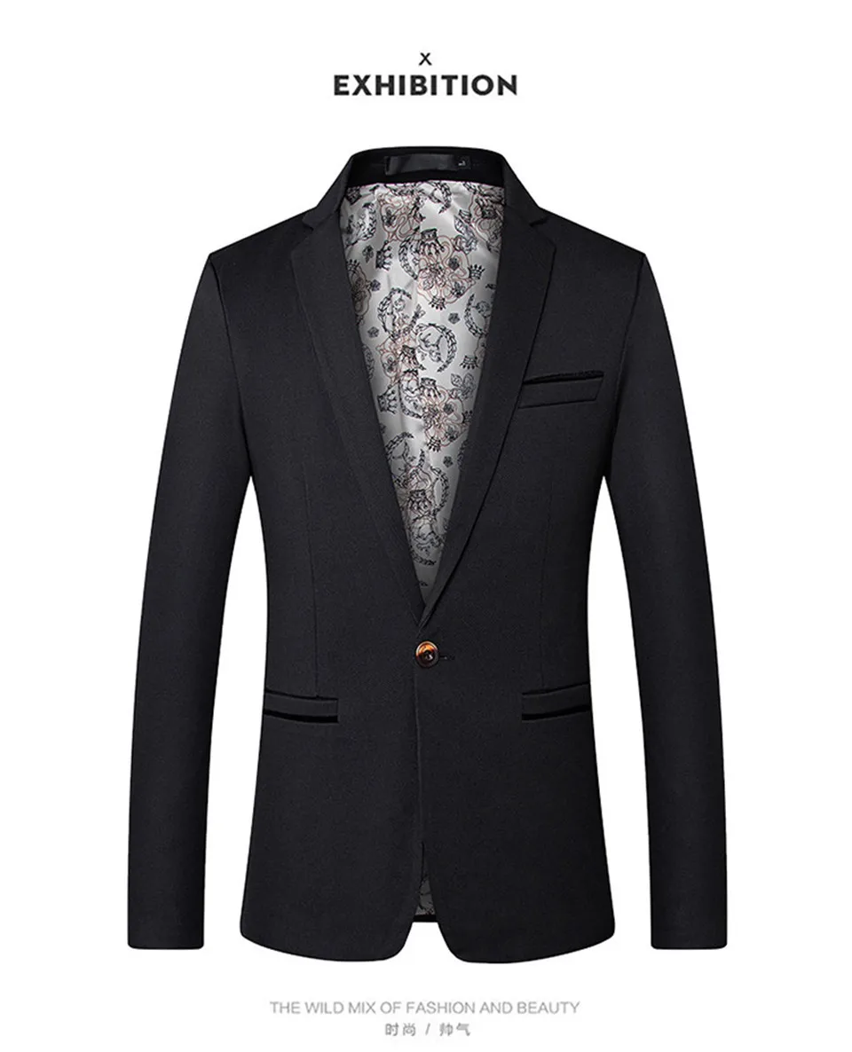 Riinr мужской модный бренд блейзер Британский Стиль Повседневный приталенный мужской пиджак пиджаки мужские пальто Terno Masculino плюс размер 5XL