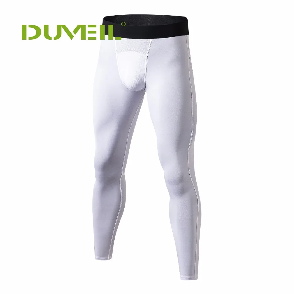 DUVEIL мужские быстросохнущие брюки PRO tight Running мужские компрессионные брюки с принтом для тренировок