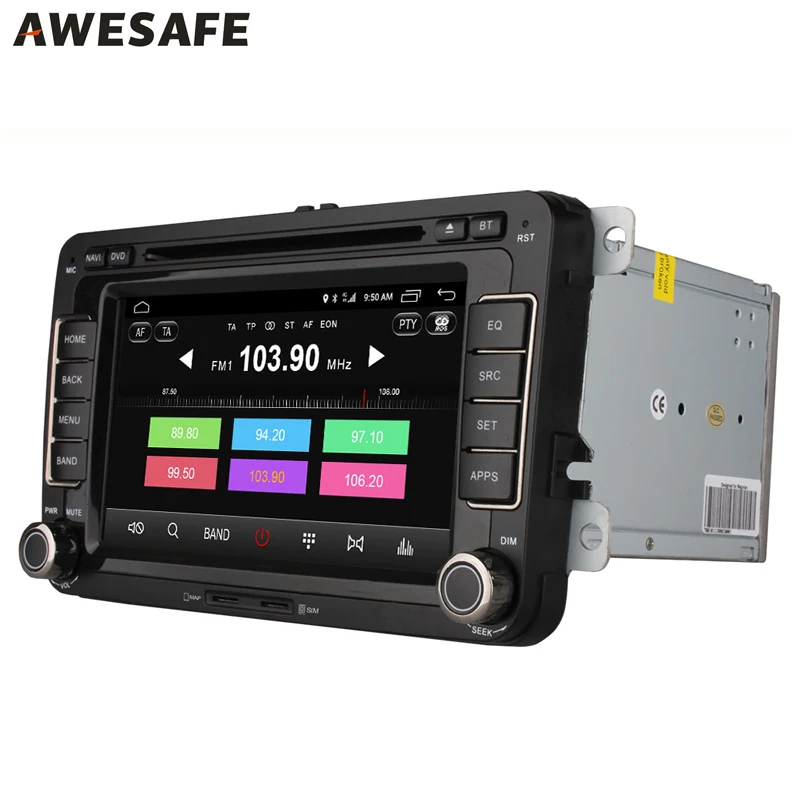 AWESAFE 4G 2 Din Android 6.0 Car DVD GPS radio Player 8 Core autoradio
