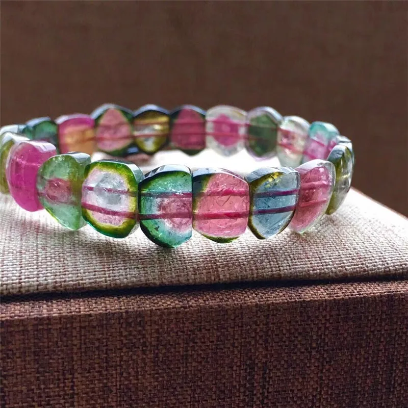 Natural Colorful Tourmaline Bangle Bracelt (6)
