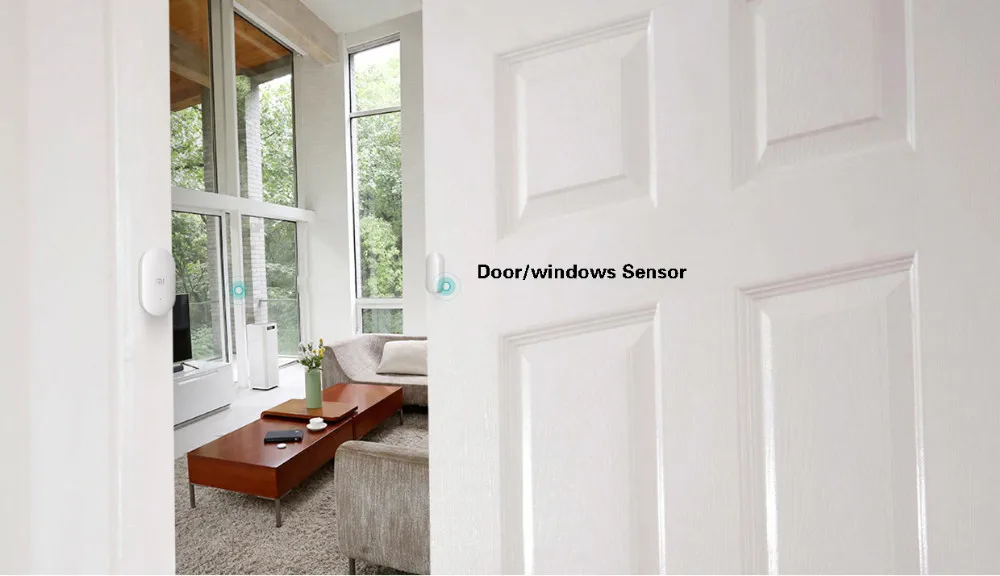 В комплекте Xiaomi Mijia Интеллектуальный Мини датчик окна двери карманный размер умный дом автоматическое освещение для MIhome App