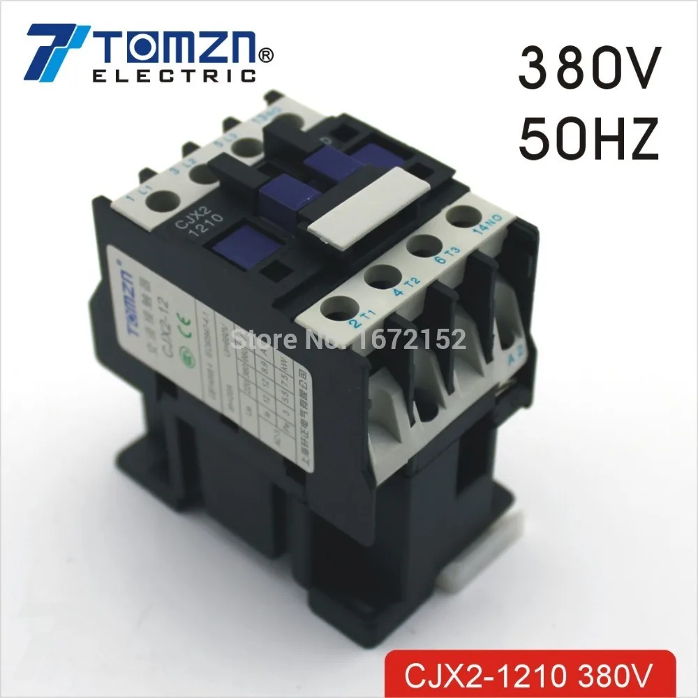 CJX2 1210 AC contactor LC1 12A 380V 50HZ