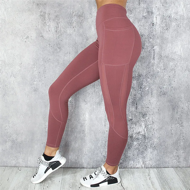 SVOKOR  Fitness Women Leggings  Push up Women High Waist  Pocket Workout Leggins 2019 Fashion Casual Leggings Mujer 3 Color tiktok leggings