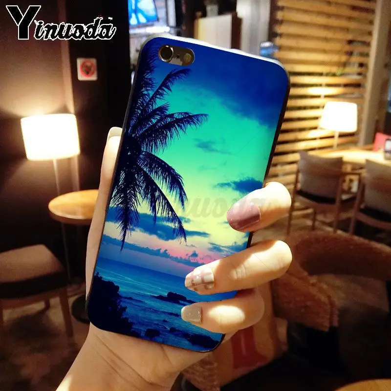 Чехол для телефона Yinuoda The Sea Waves Beach spray ocean island чехол iphone X XS MAX 8 7plus 5S SE 6s