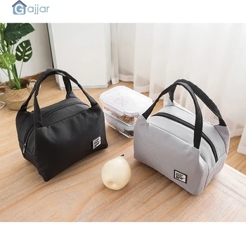 

2019 Carry Tote For Women Kids Men Insulated Canvas Box Tote Bag Thermal Cooler Food Lunch Bags Handbag Dropshipping 19MAY29