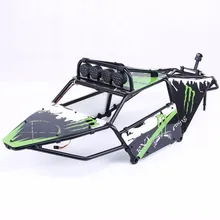 1/5 весы BAJA 5 т 5SC металлическая рулонная клетка с оболочкой и топ светодиодный свет для 1/5 масштаба HPI km rc участники Бахи 85291