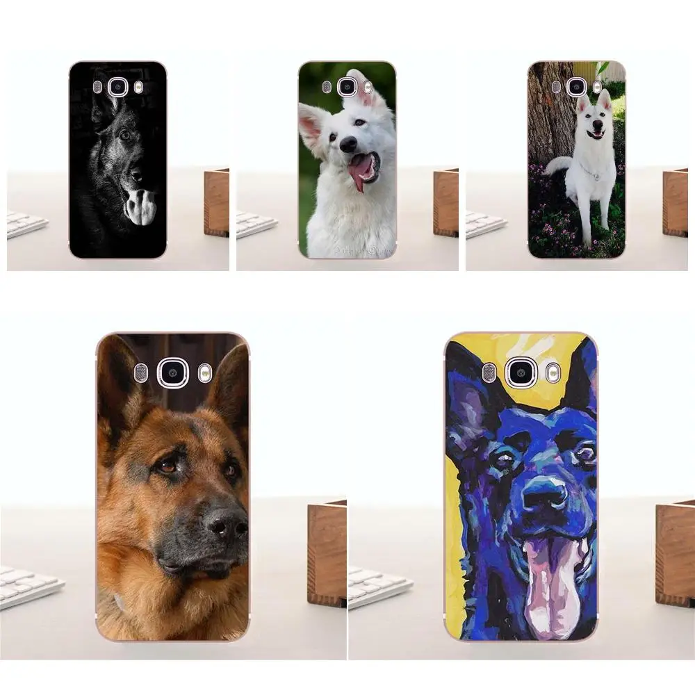 Bixedx немецкий овчаг для Huawei G7 G8 Honor 5A 5C 5X 6 6X 7 8 V8 Mate 9 P7 P8 P9 P10 Lite Plus мягкая модная