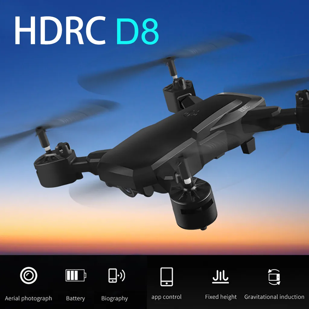 

HIINST HDRC D8 Foldable WIFI 1080P Drone & Camera HD Quadcopter 20 Mins Flight Duration 19APR30 P35